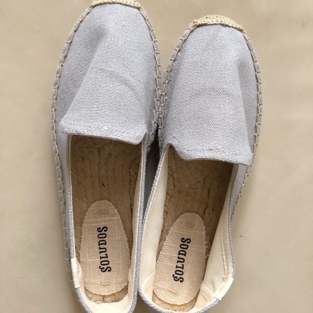 Brand new light blue soludos 7.5
